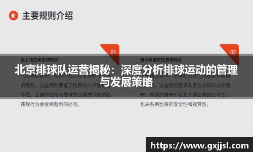 北京排球队运营揭秘：深度分析排球运动的管理与发展策略