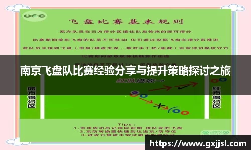 南京飞盘队比赛经验分享与提升策略探讨之旅