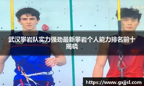 武汉攀岩队实力强劲最新攀岩个人能力排名前十揭晓